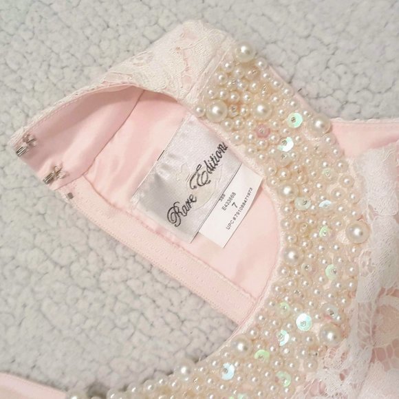 Rare Editions Blush Dress NWT - Picture 3 of 4